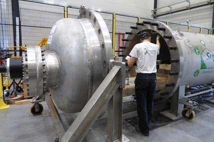 Preparation of hyperbaric HVDC cable test Preparation of hyperbaric HVDC cable test