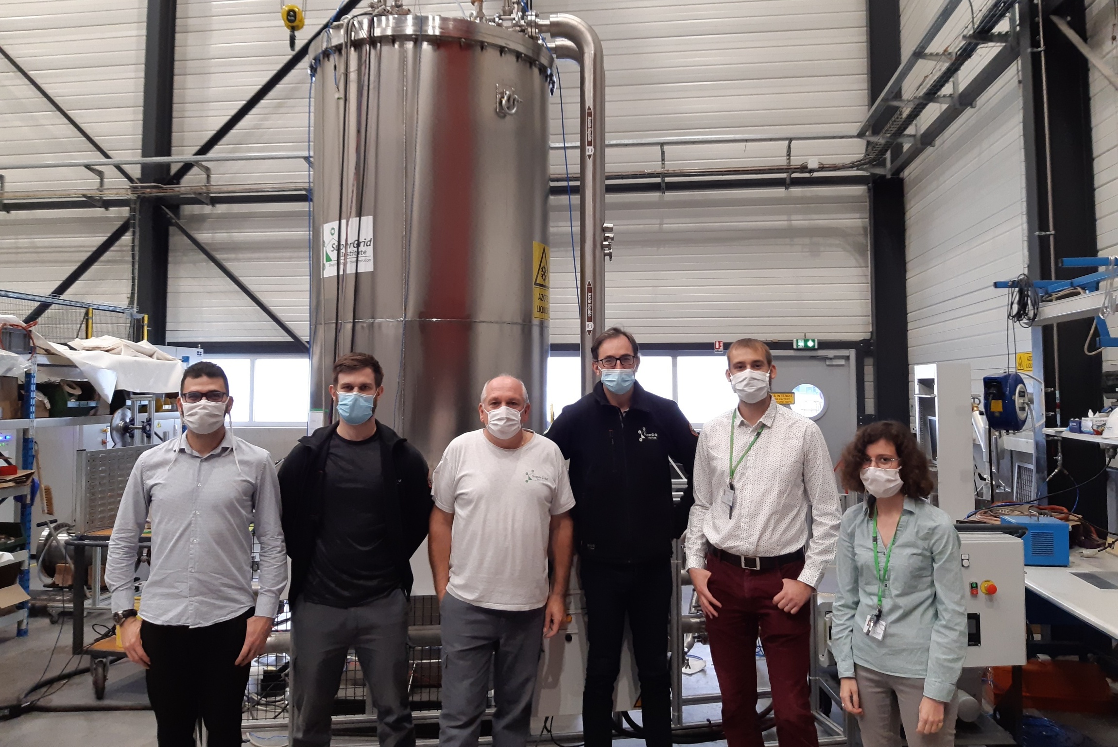 SuperGrid Institute's teams reached a very important milestone with regards to exploiting our cryostat.