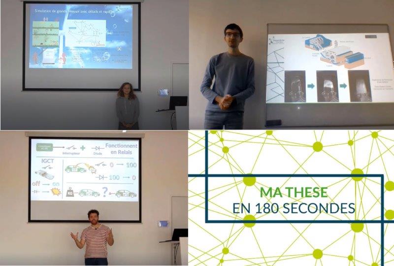 supergrid-instiute-thèse-180-secondes-2020 We organise our own version each year to create cohesion amongst colleagues and to find out what our PhD students are researching in a fun, informative session, open to our whole team.