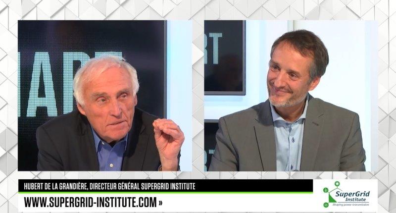 Hubert de la Grandière on the set of SMART PME with Jean-Marc Sylvestre