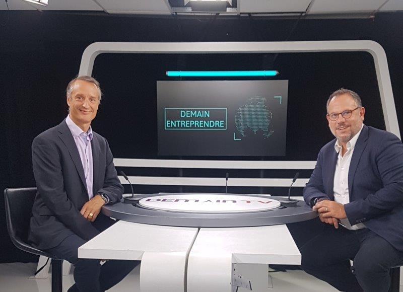 A new one-to-one television interview with our CEO, on the set of "Demain Entreprendre"!