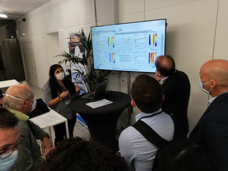 Maya Mourad, research engineers at SuperGrid Institute on Cable systems & insulation materials, received the 1st prize in the Young Researchers Contest at Jicable HVDC’21 for her paper “Study of the electrical properties of HVAC EPDM and HVAC silicone rubber under DC constraint”!