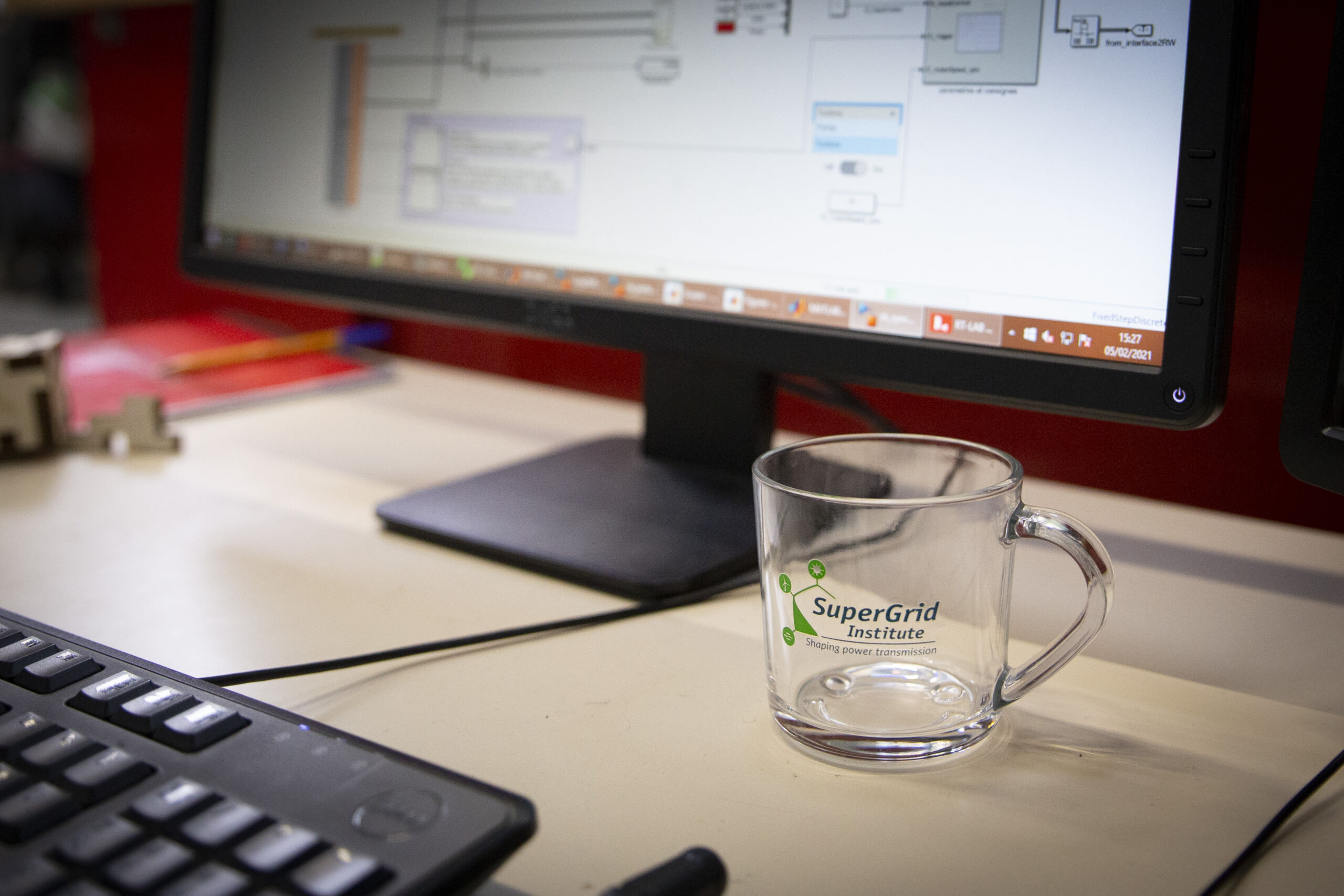 Working at SuperGrid Institute.