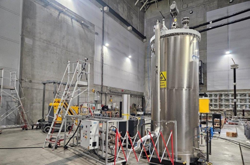 RSFCL installed in the High Power Test Hall