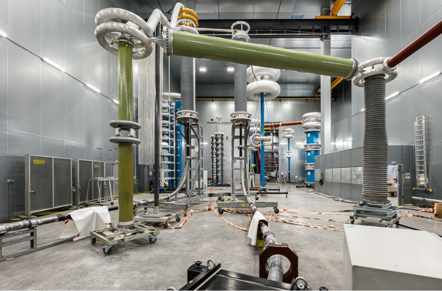 In january 2023, Nexans and SuperGrid Institute perform their first transient overvoltage test on a 525kV DC cable system