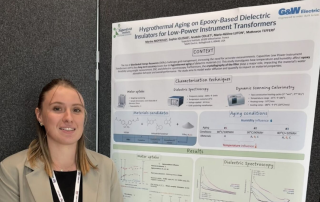 Marine Moyroud presenting her paper at CEIDP conference