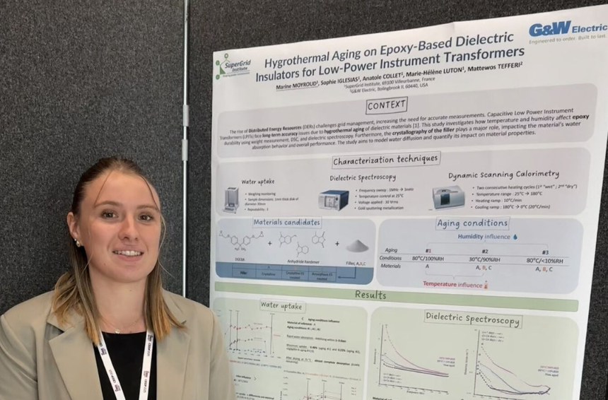 Marine Moyroud presenting her paper at CEIDP conference