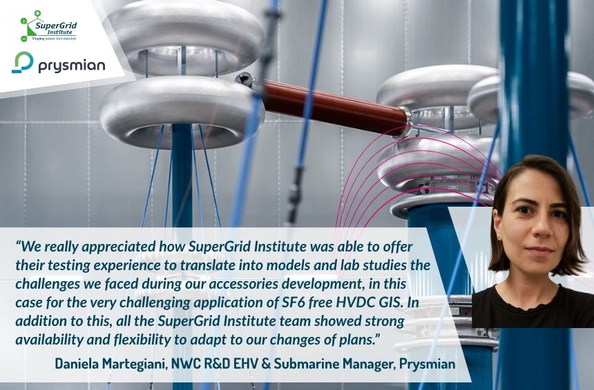 Use case: evaluating 640 kV DC SF6 free cable termination for Prysmian