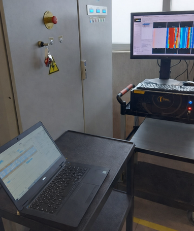 Partial discharge measurment thanks to controlled experiments on optical fibers