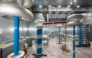 SuperGrid Institute high-voltage laboratory for SF₆-free insulation testing