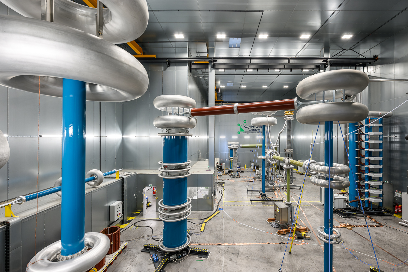 SuperGrid Institute high-voltage laboratory for SF₆-free insulation testing